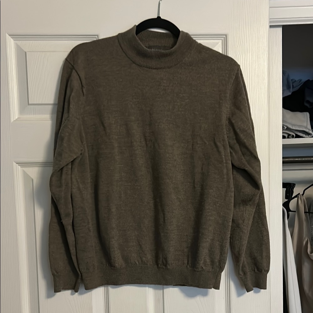 Mercer Street Studio Brown Turtleneck Sweater